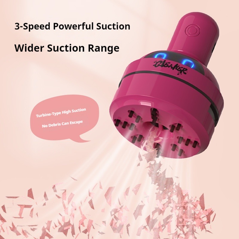 Mini Desktop Vacuum Cleaner For Eraser Dust - เครื่องดูดฝุ่นทำความสะอาดโต๊ะทำงาน ลายการ์ตูน ขนาดเล็ก พกพาสะดวก สำหรับเก็บเศษยางลบ เศษดินสอ