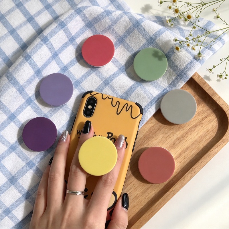 Desk Accessories - 1 ชิ้น ที่จับโทรศัพท์แบบตั้งได้ ผิวสัมผัสแบบด้าน ขยายได้ สำหรับจับถนัดมือและวางบนโต๊ะ