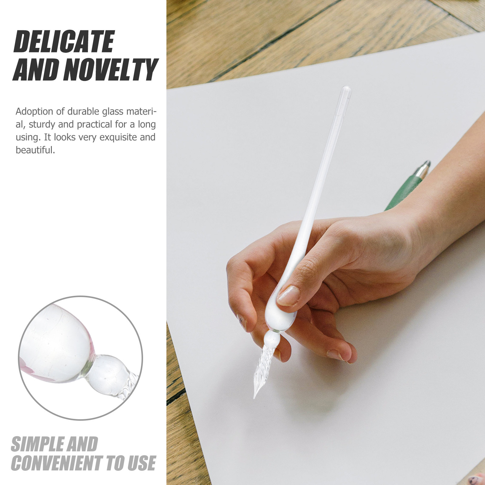 ปากกาจุ่มหมึกแก้วสำหรับงานคัดล - Writing Tools บทวิจารณ์และราคา