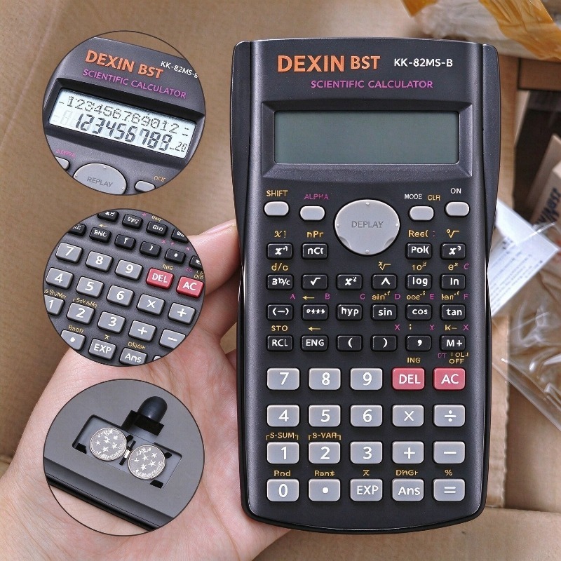 เครื่องคิดเลขวิทยาศาสตร์แบบพกพ - Scientific Calculator For Secondary School บทวิจารณ์และราคา