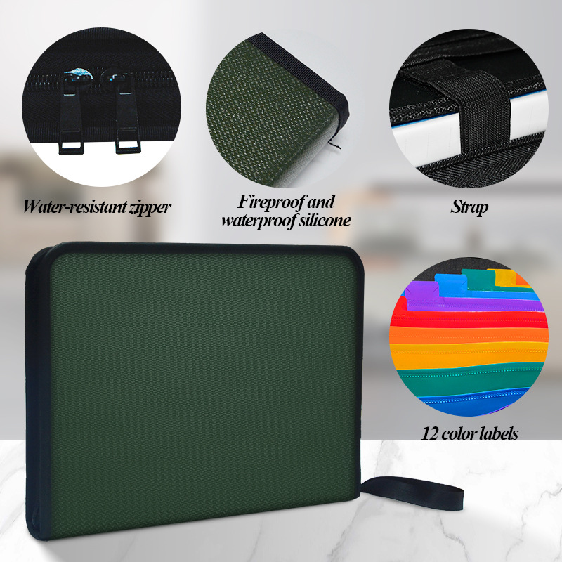 แฟ้มเอกสารขยายได้ทนความร้อน พร - Expandable Accordion File Folder 13 Pockets บทวิจารณ์และราคา