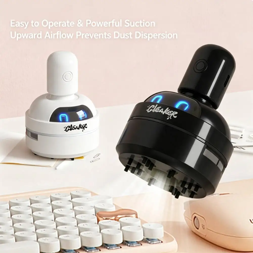 เครื่องดูดฝุ่นขนาดเล็กแบบชาร์จ - Mini Desktop Vacuum Cleaner For Eraser Dust บทวิจารณ์และราคา