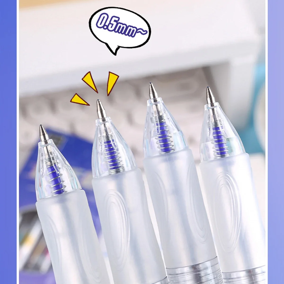ปากกาเจลแบบกด ลบได้ บรรจุ 4 ด้ - Retractable Eraser Pen Click บทวิจารณ์และราคา